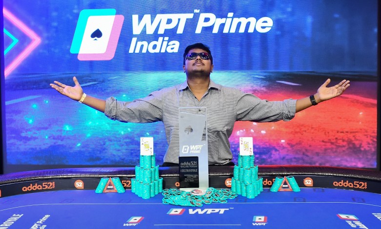 2023 WPT Prime India campeon Prasit Chowdhury