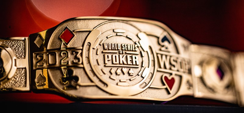 2023 WSOP Gold Brazalete las vegas poker
