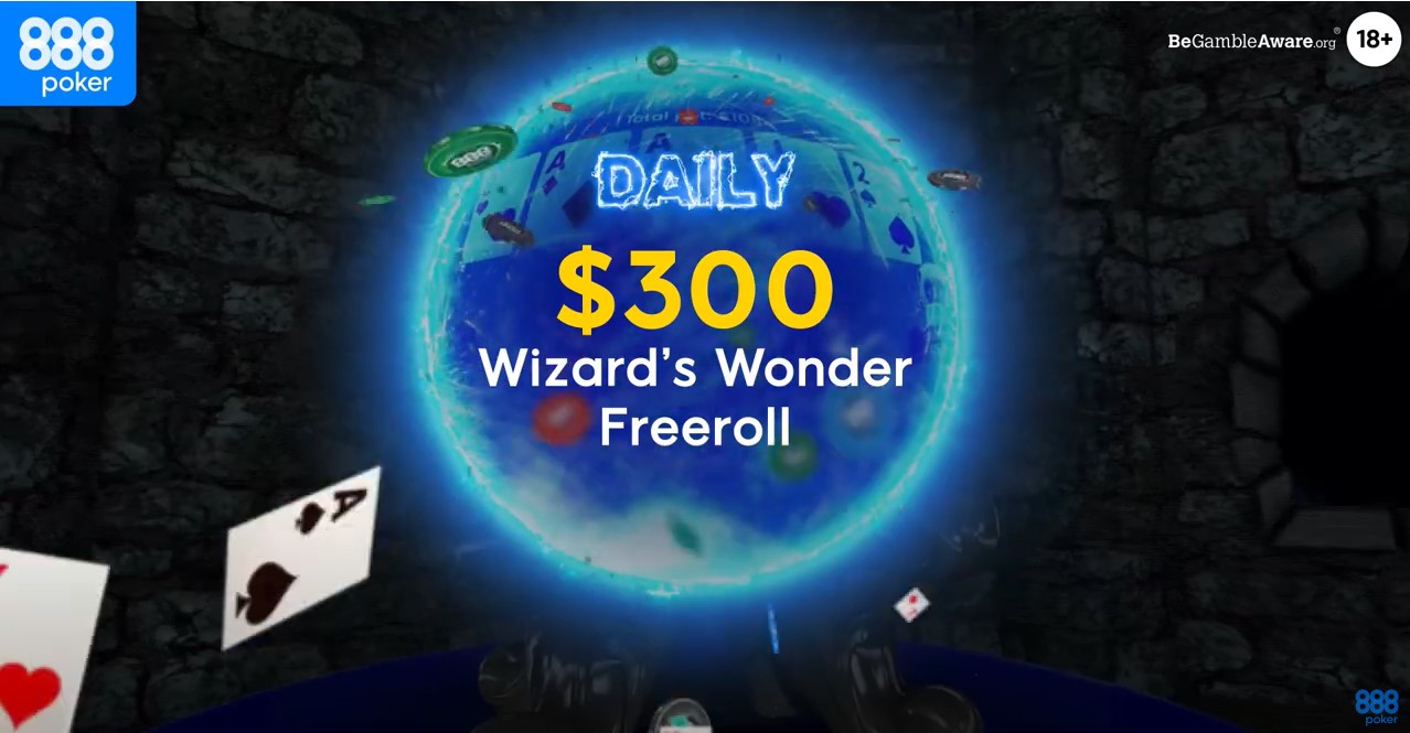 888poker Daily Wizards Wonder Freeroll