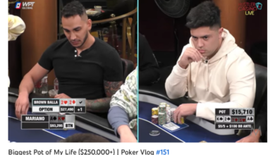Biggest Pot Mariano Poker Vlog 151