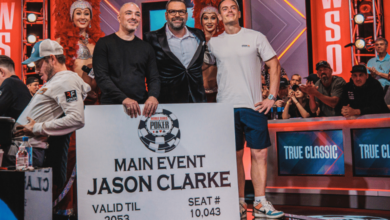 Jason Clarke de Canadá, ganador del “Main Event for Life”.