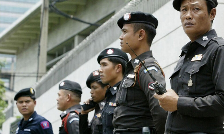 policía tailandesa