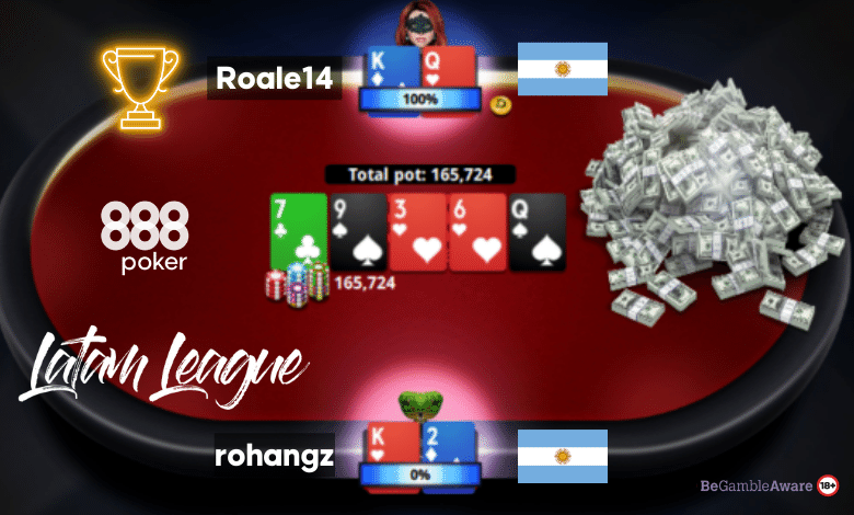 Roale14 rohangz argentina 888poker latam league