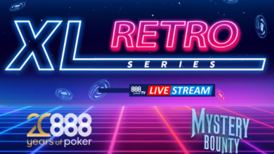 XL Retro Series live stream 888poker