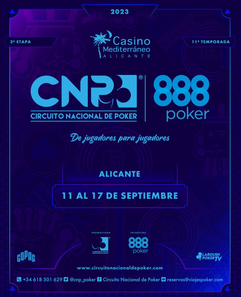 alicante españa casino poker CNP 2023