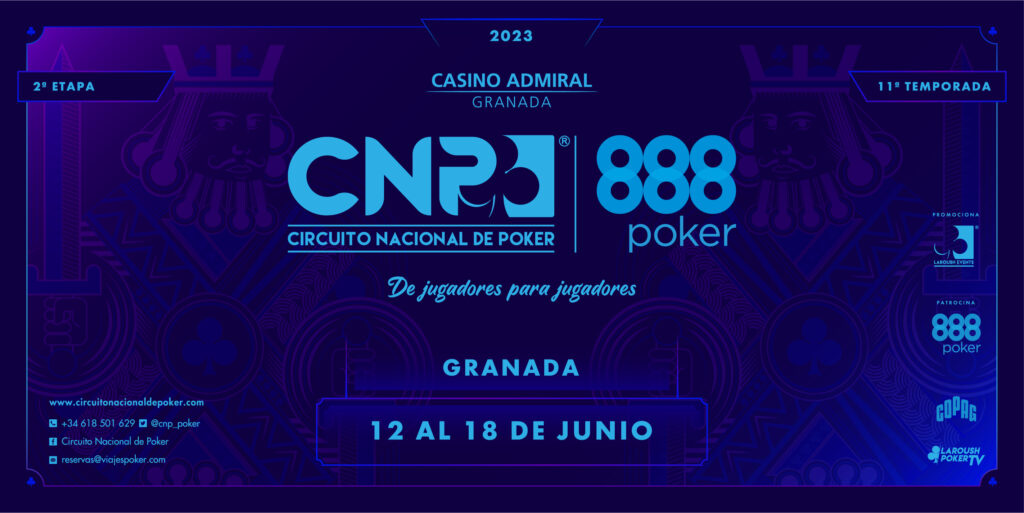 cronograma CNP888 Granada 2023 poker