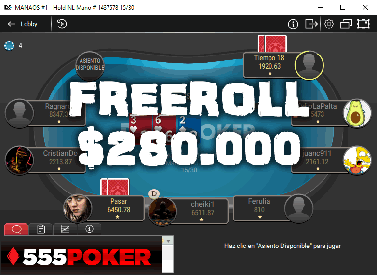 freeroll gratis poker argentina 555poker