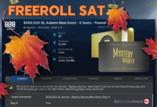 freeroll satelite Main Event Autumn 2024